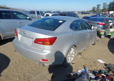 2006 Lexus Is 250 from USA, damaged, VIN JTHBK262565011948